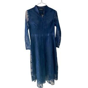 KAIMILAN XL Lace blue dress